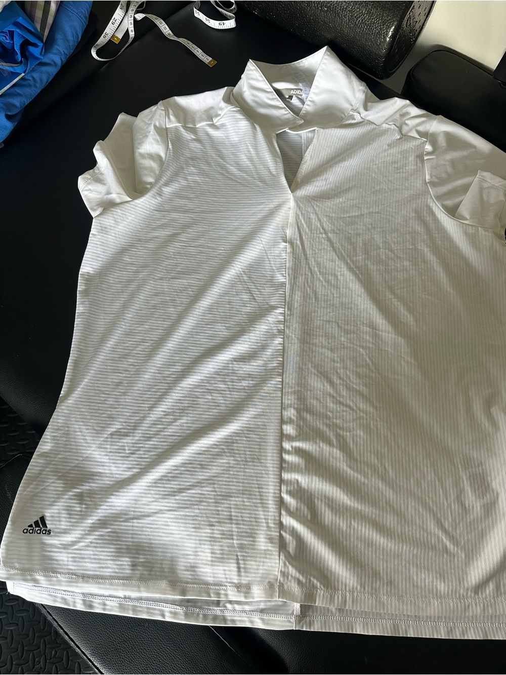 adidas White Women’s Athletic Polo Shirt